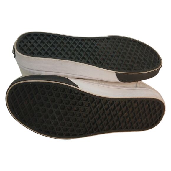 Vans SK8 Off The Wall White & Black Sneakers - Women's 8.5 - Picture 6 of 7